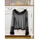 Little Dipper Little Bear Tulle Long Sleeve Blouse(1st Reservation/4 Colours/Full Payment Without Shipping)
